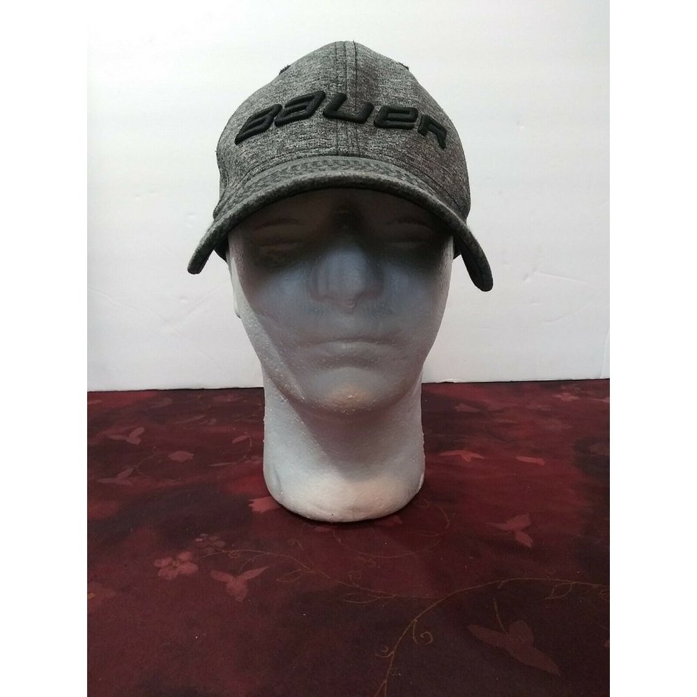 Bauer Gray 39Thirty Small Medium Hat Ball Cap Stretch Fit Hockey